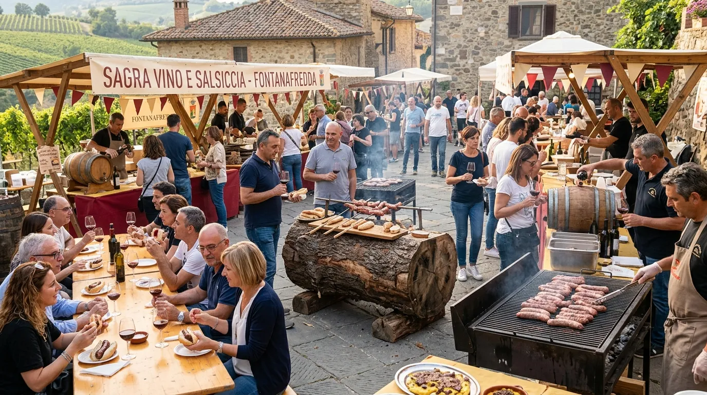 Vino e Salsiccia al Ceppo